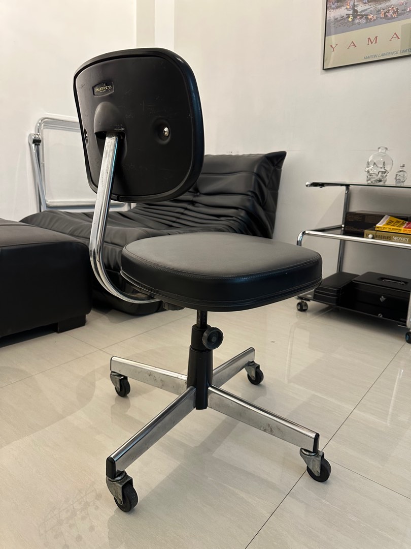 Vintage Okamura Japanese Desk computer chair, Furniture & Home Living