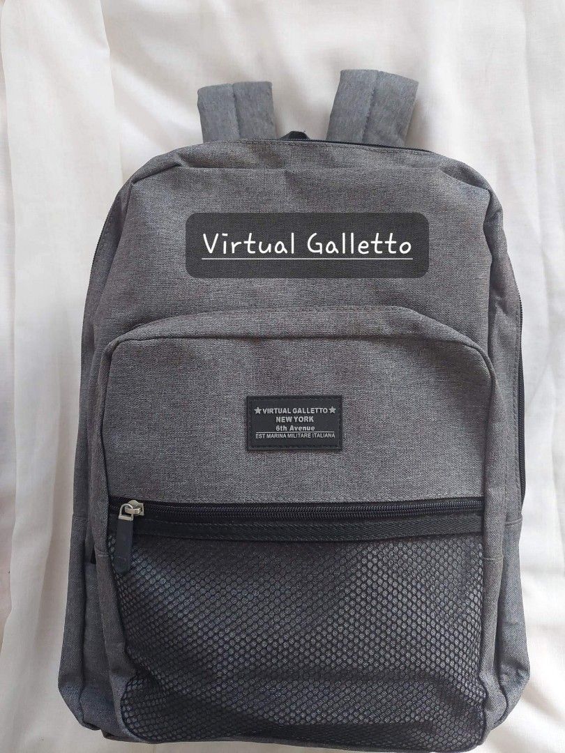 Virtual Galleto backpack, Men's Fashion, Bags, Backpacks on Carousell