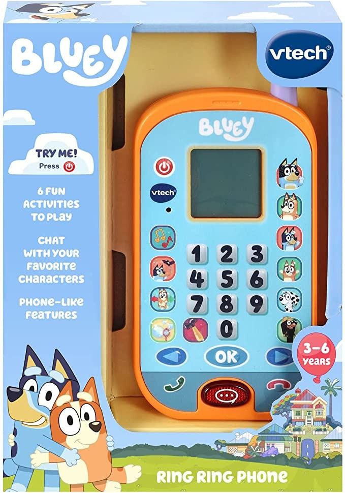 VTech Bluey Ring Ring Phone, 兒童＆孕婦用品, 嬰兒玩具 Carousell