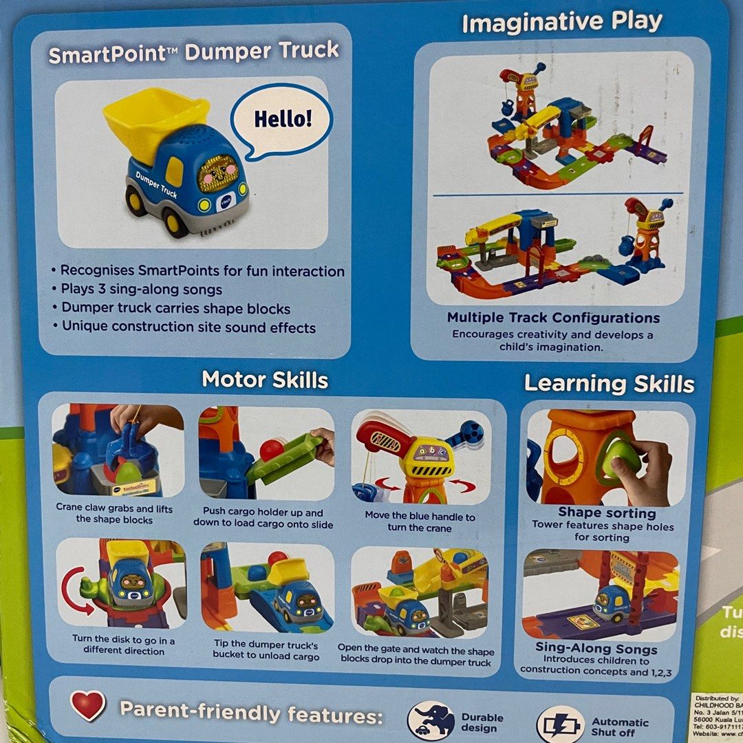 VTECH Construction Site Toot toot Drivers Go Go Smart Wheels, Hobbies