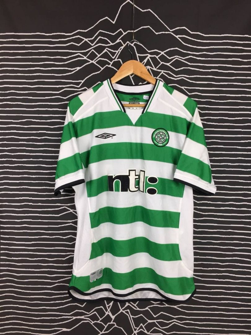 Vtg Umbro Celtic 2001 03 Home Kit Jersey Men s Fashion Tops