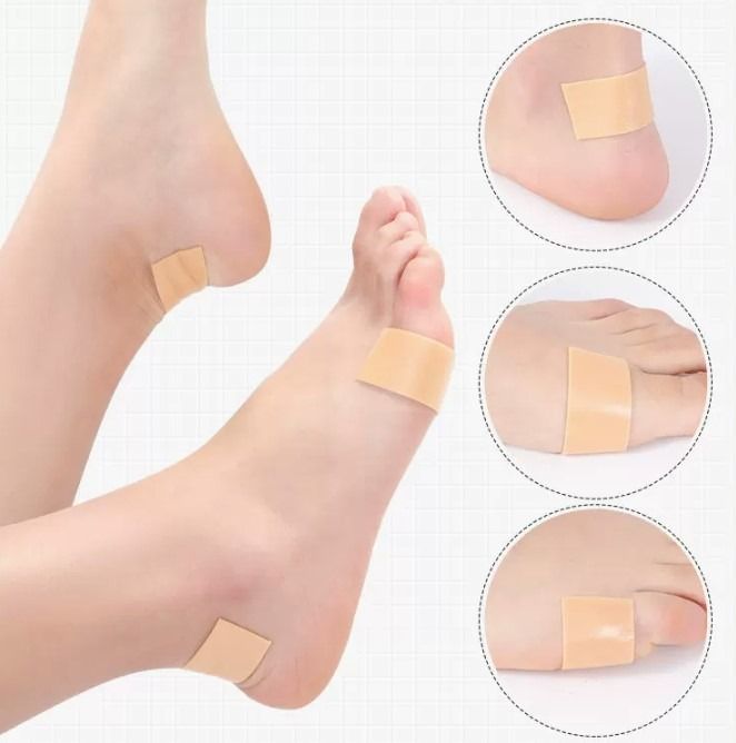 Waterproof Feet Heel Tape Anti Blister Tape Easy To Take Off Prevent Blisters, Beauty & Personal