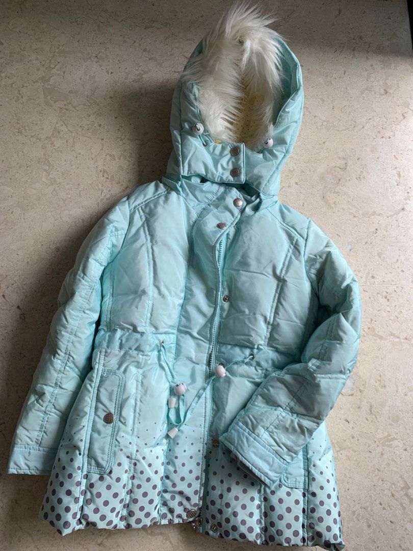Girls teal discount winter jacket