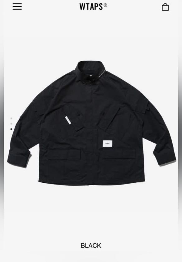 Wtaps 22ss conceal jacket black 02, 男裝, 外套及戶外衣服- Carousell