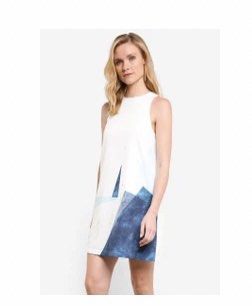 ZALORA printed shift dress Women s Fashion Dresses Sets