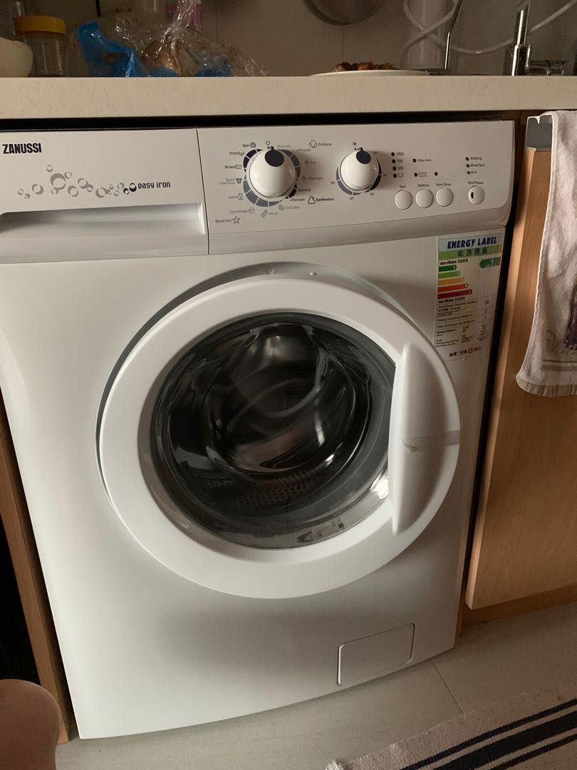 Zanussi washer, Made in Italy, 家庭電器, 洗衣機及乾衣機 Carousell