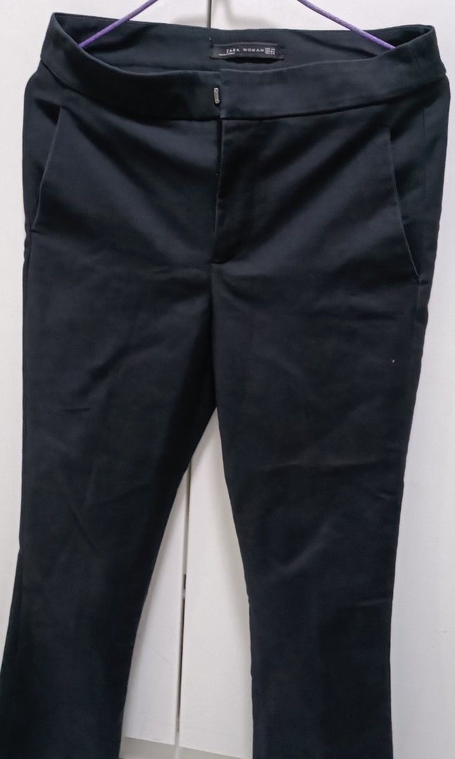 Zara Black Pants, Women's Fashion, Bottoms, Jeans & Leggings on Carousell