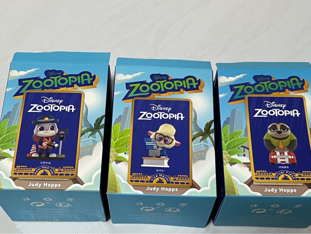 Zootopia pop mart, Hobbies & Toys, Toys & Games on Carousell