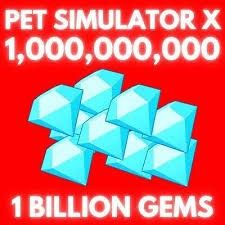 1BILLION GEMS in pet simulator x