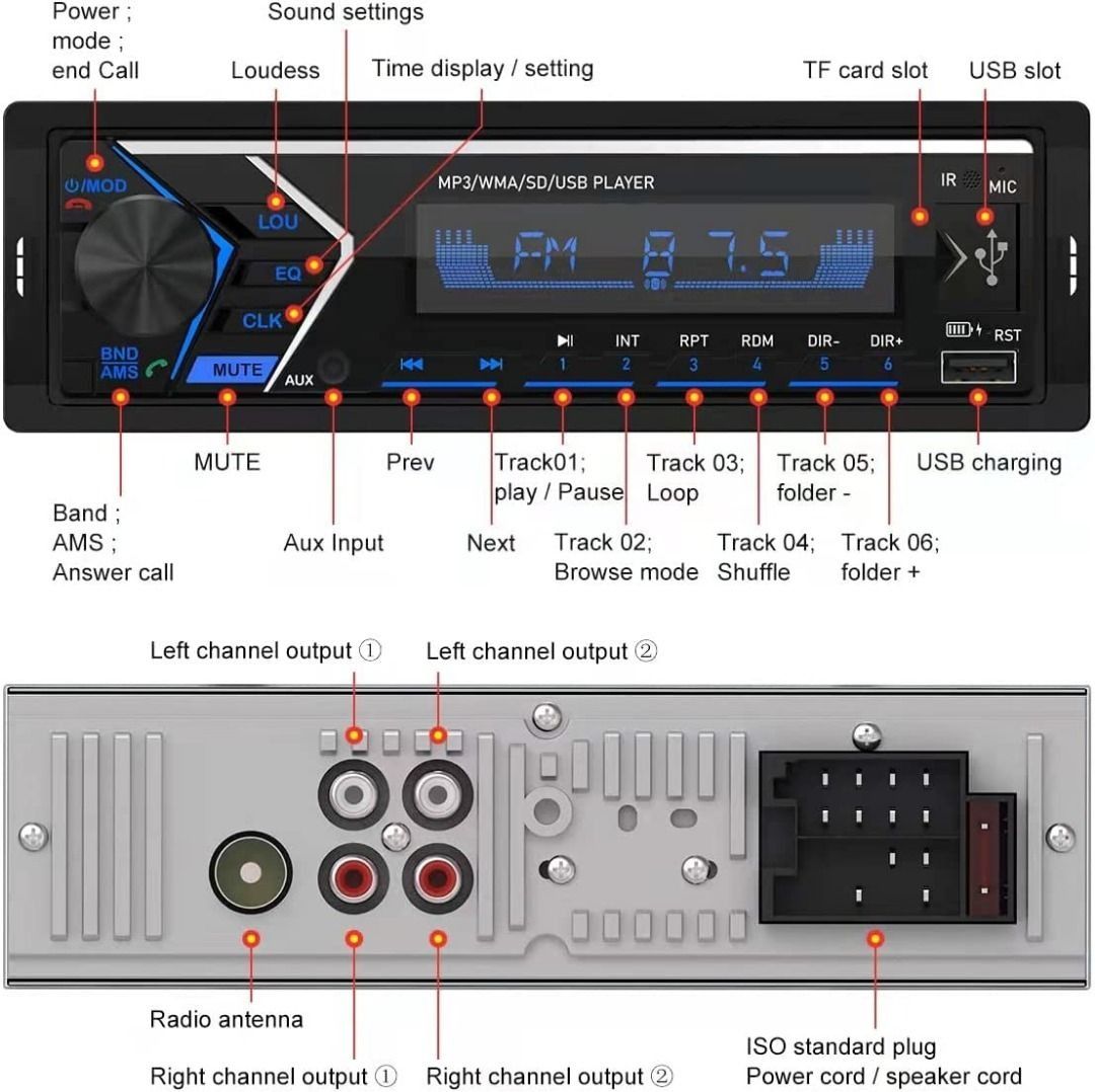 [3012] CAR MP3 PLAYER MODEL SWM505, Car Accessories, Accessories on