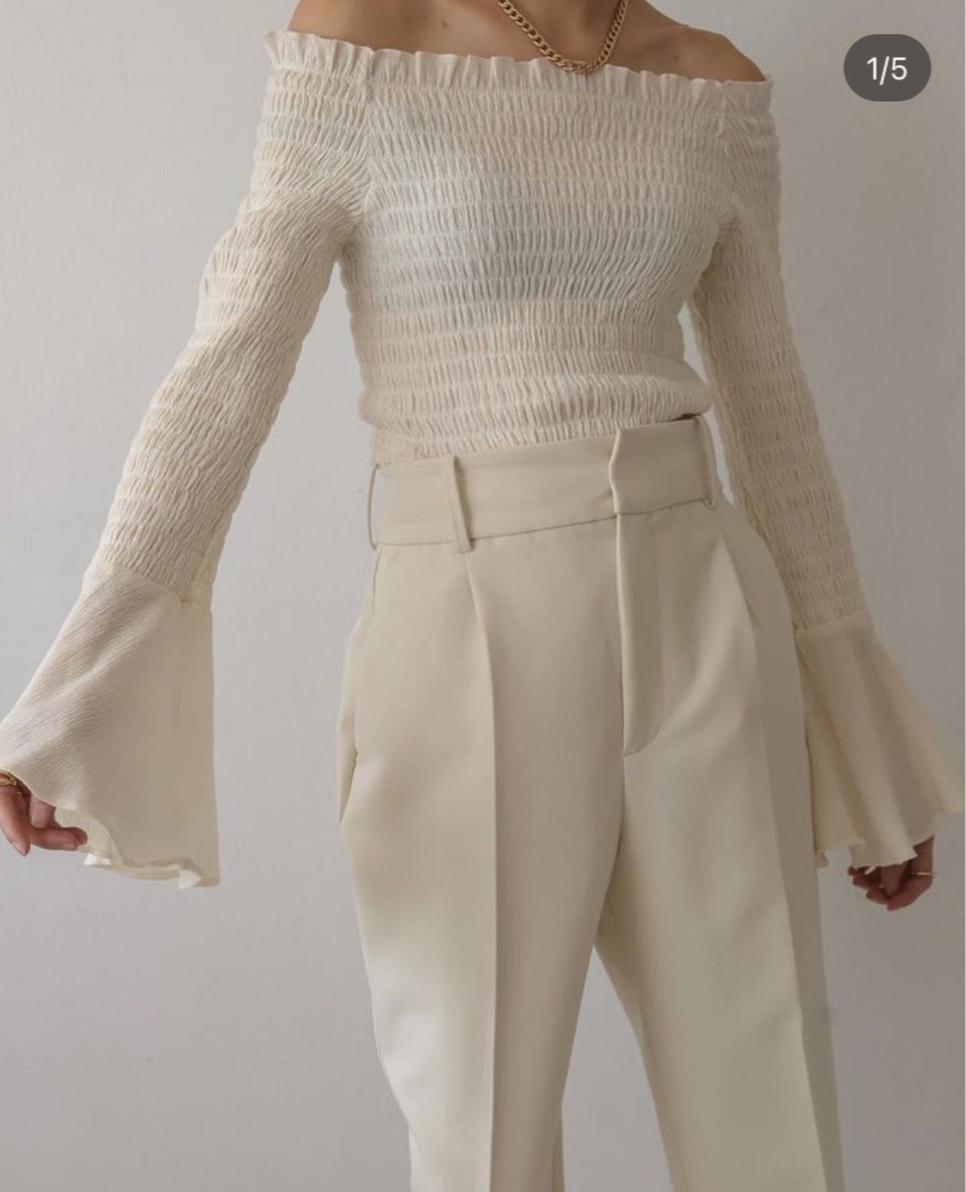 Phillip lim smocked blouse sale