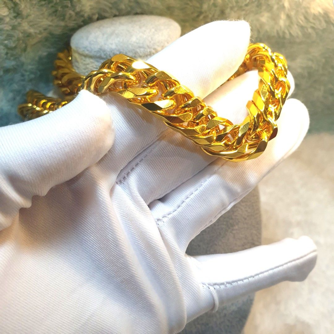 Pure silver top gold plated jewellery