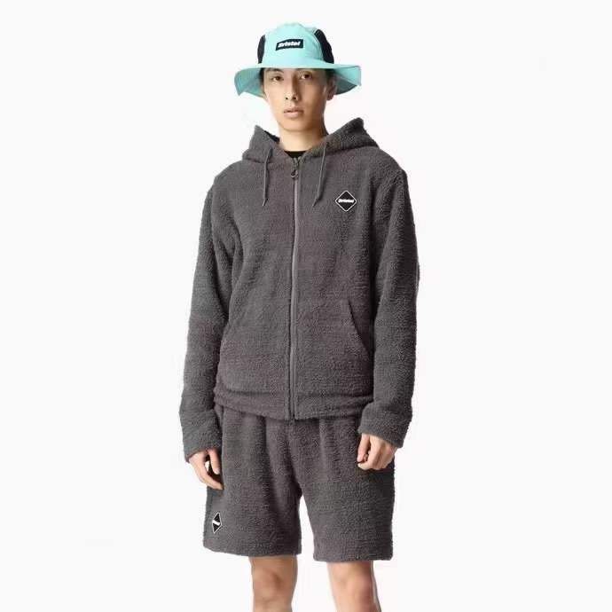 【S】FCRB PILE ZIP UP HOODIE & SHORTS - www.groupeduval.com