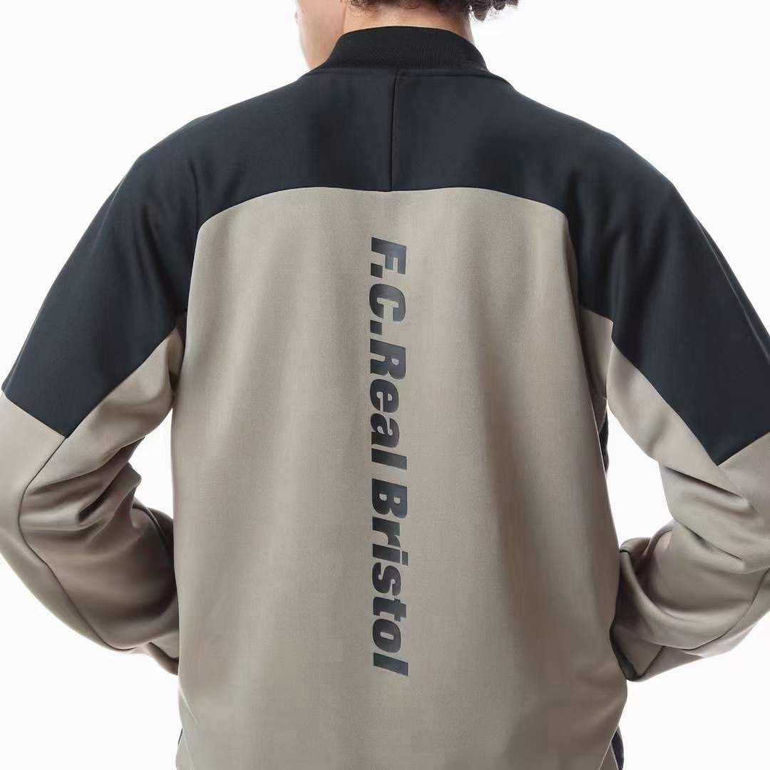 日本預訂2色選FCRB real Bristol logo ventilation jacket 拼色logo
