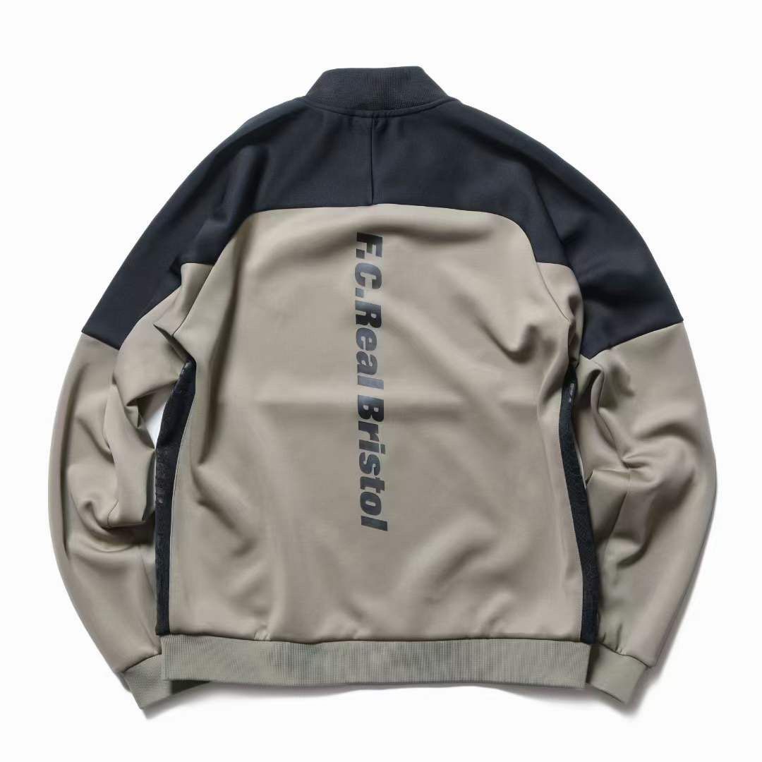 日本預訂2色選FCRB real Bristol logo ventilation jacket 拼色logo 