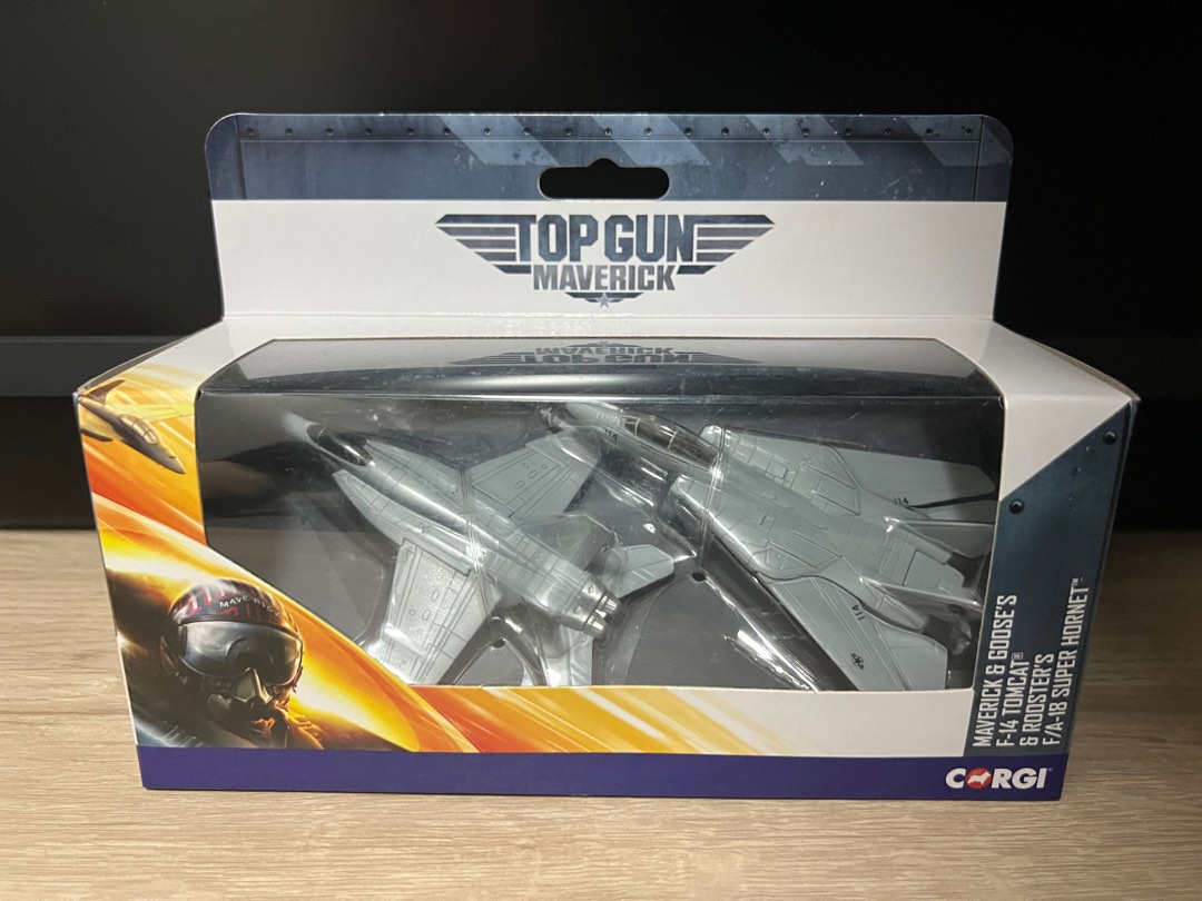 全新CORGI Top Gun Maverick 戰機模型F-14 & F-18, 興趣及遊戲, 玩具