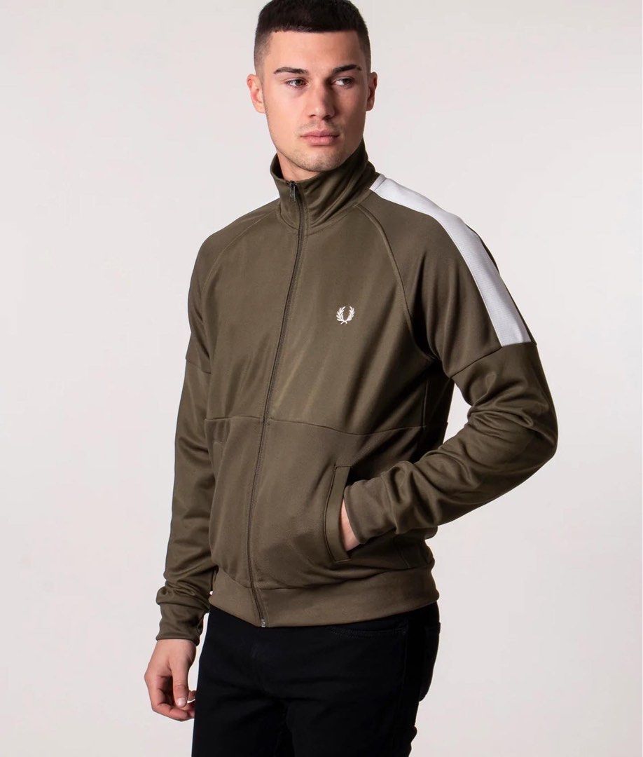 Fred perry panelled new arrivals track jacket