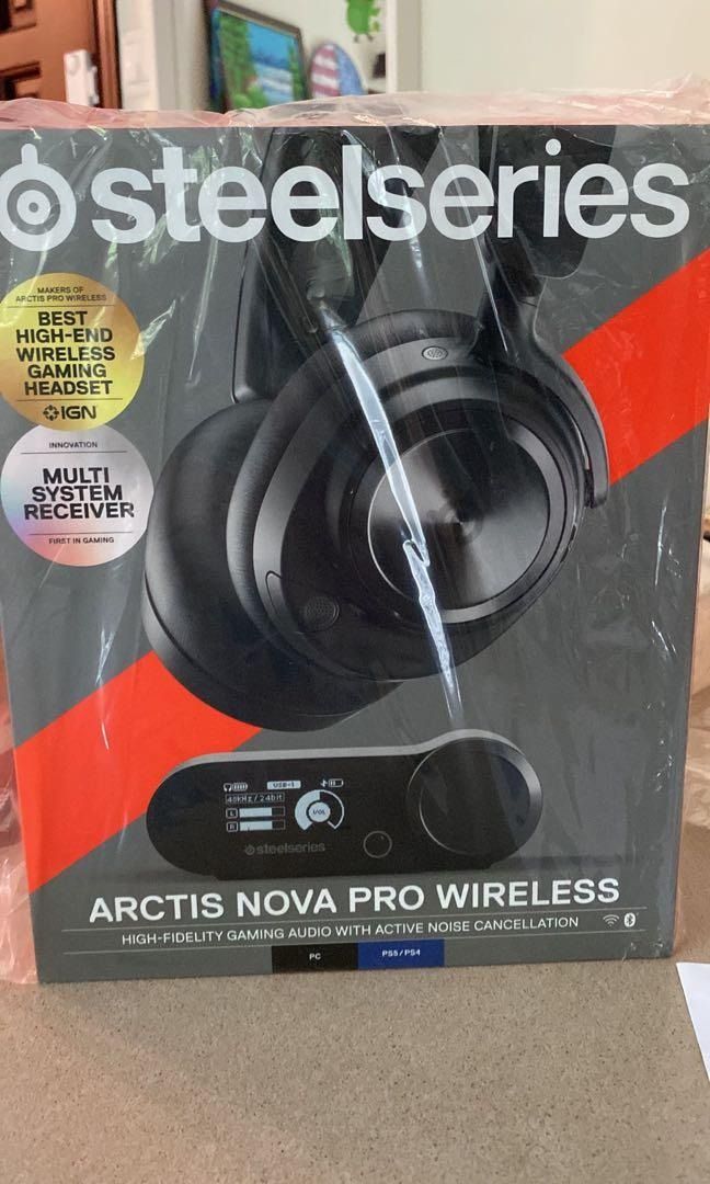 全新行貨未拆封Steelseries Arctis Nova Pro Wireless ANC 2.4G及藍牙