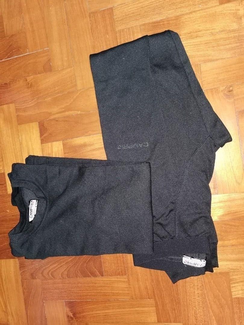 ❄️ Winter Holidays❄️ Black Campri Thermal Base Layer LJ Men Long Sleeves  Top Pants Set Uniqlo Heattech S Small, Men's Fashion, Tops & Sets, Sets &  Coordinates on Carousell