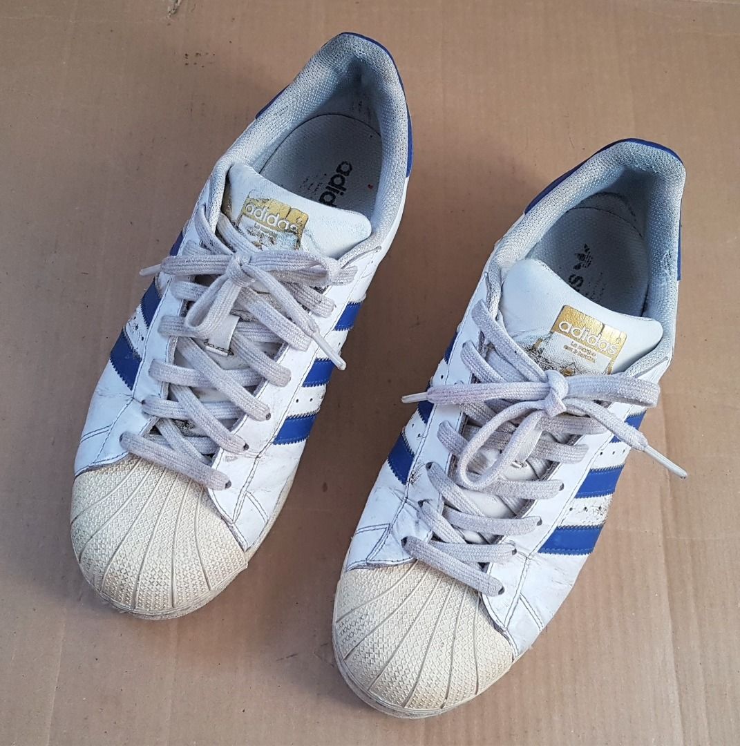 All blue superstars outlet