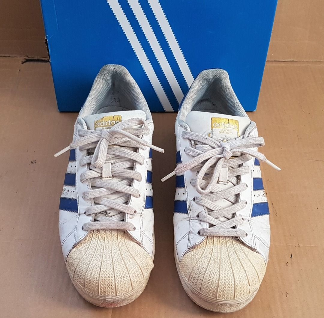 Adidas Designer Sneakers Superstar US 9.5 UK 9 Euro 43 High Performance Rugged All terrain Shoes Original Active Lifestyle Fashion Footwear