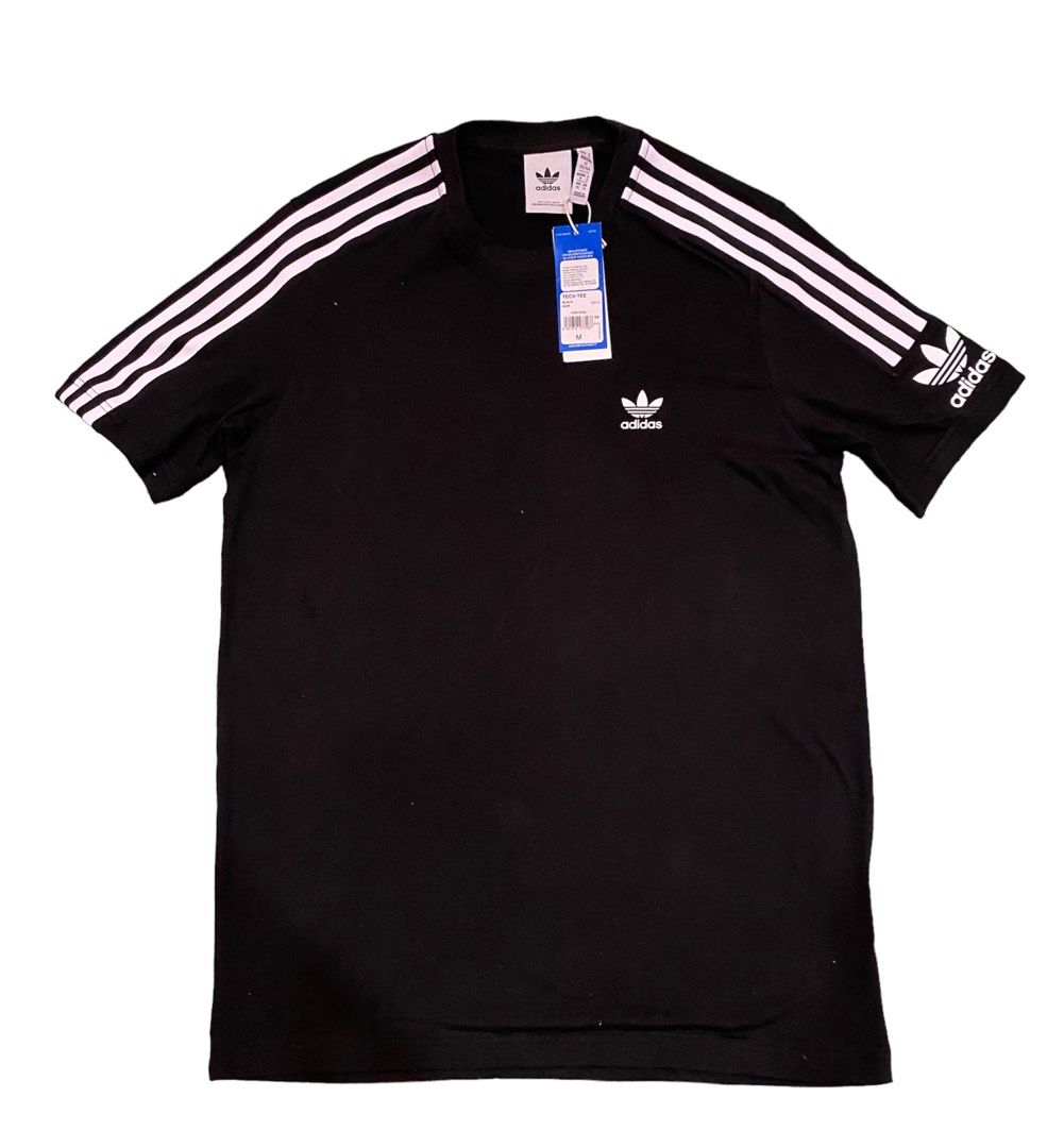 Adidas tech tee black best sale