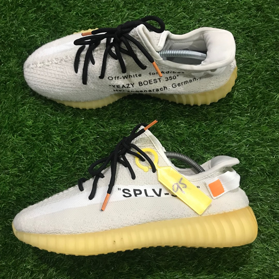 Yeezy off deals white adidas