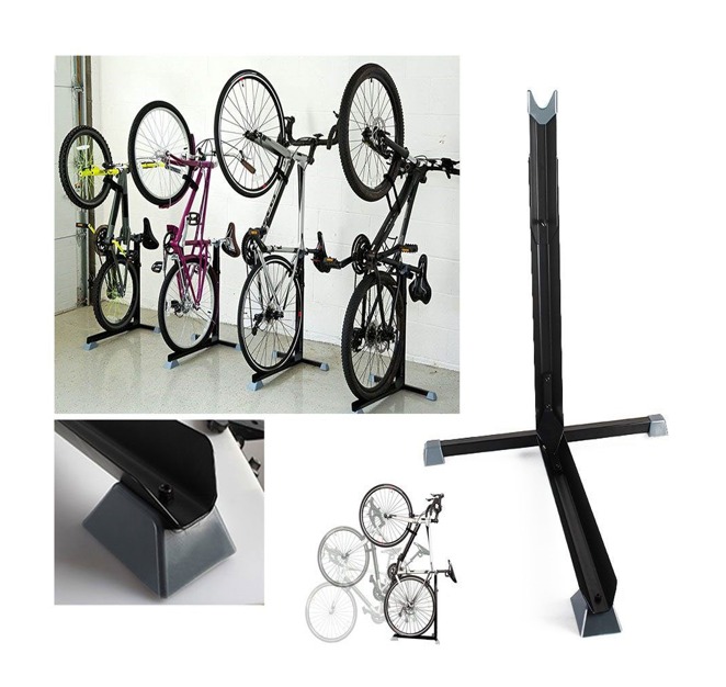 Adjustable Vertical Bike Rack / Bicycle Rack / Bike Nook / Bicycle
