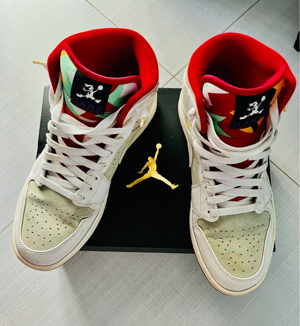 Jordan 1 mid wb hare hotsell