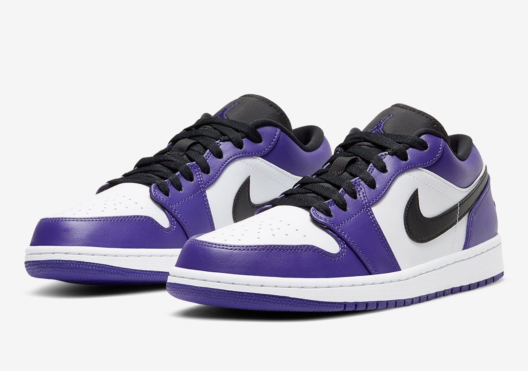 AJ1 Air Jordan 1 Low Court Purple Men s Fashion Footwear