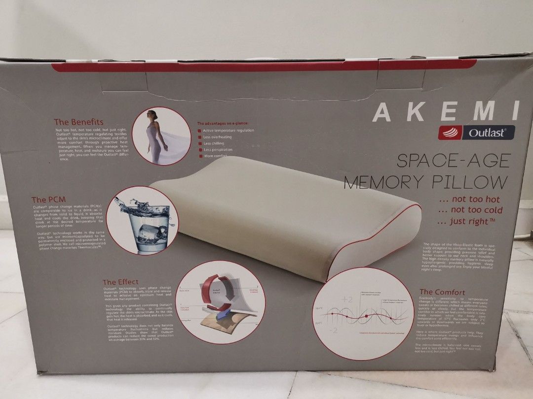 Akemi outlast memory pillow clearance