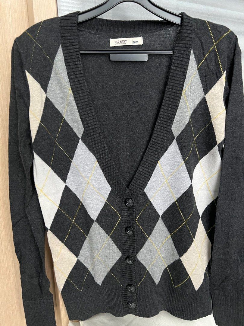 Argyle sweater old navy Women s Fashion Coats Jackets and