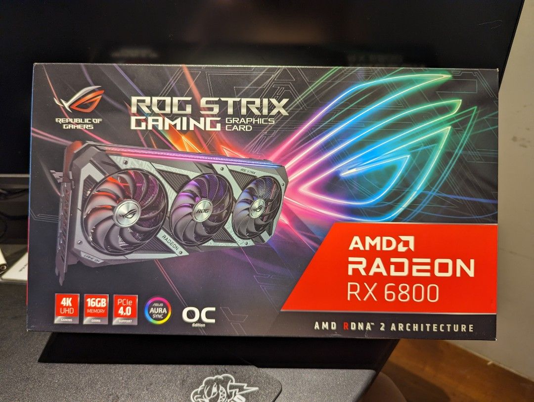 Placa de Video Asus Rog Strix LC Radeon RX 6800 XT OC 16GB
