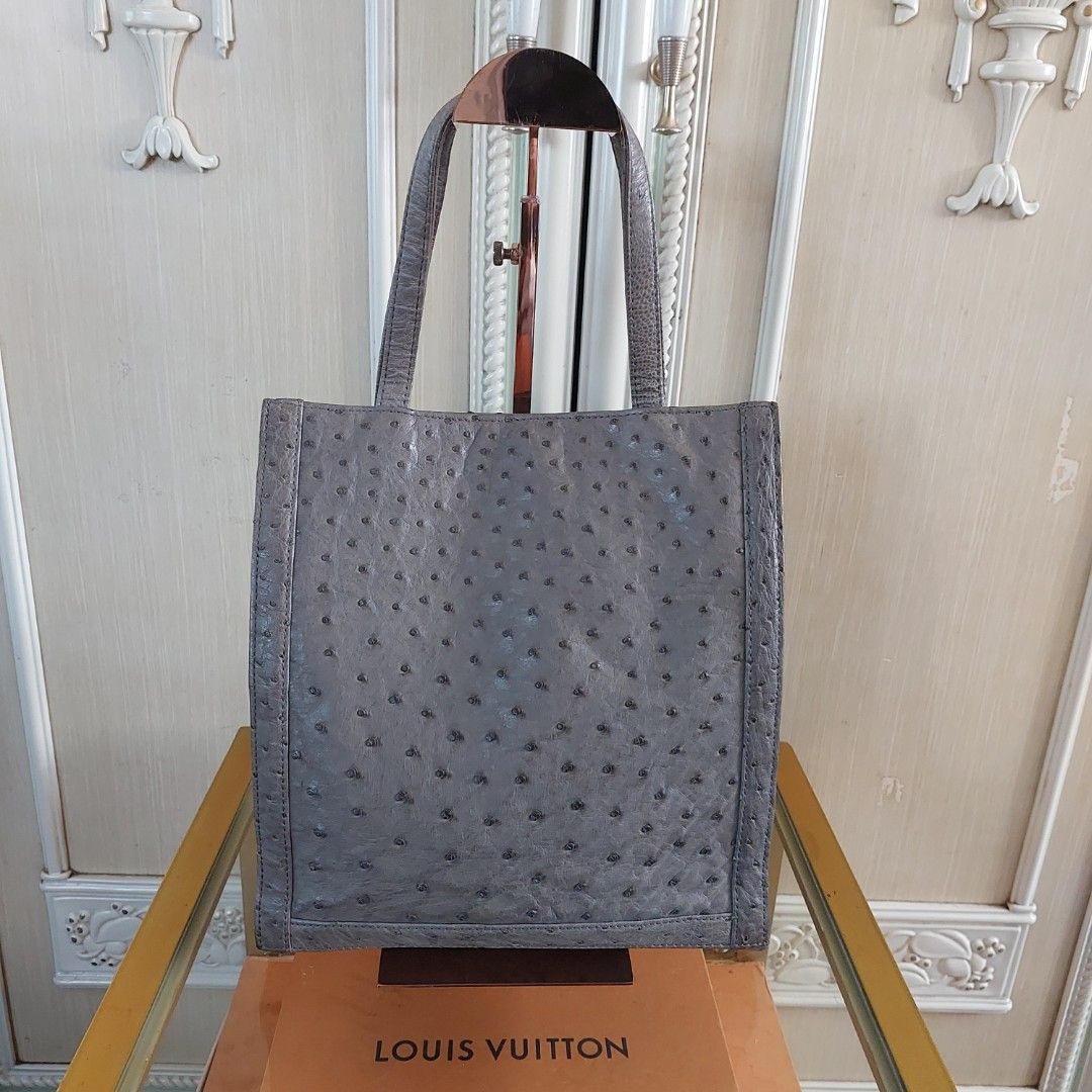 Authentic Japan made Genuine Ostrich leather bag, Women's Fashion, Bags