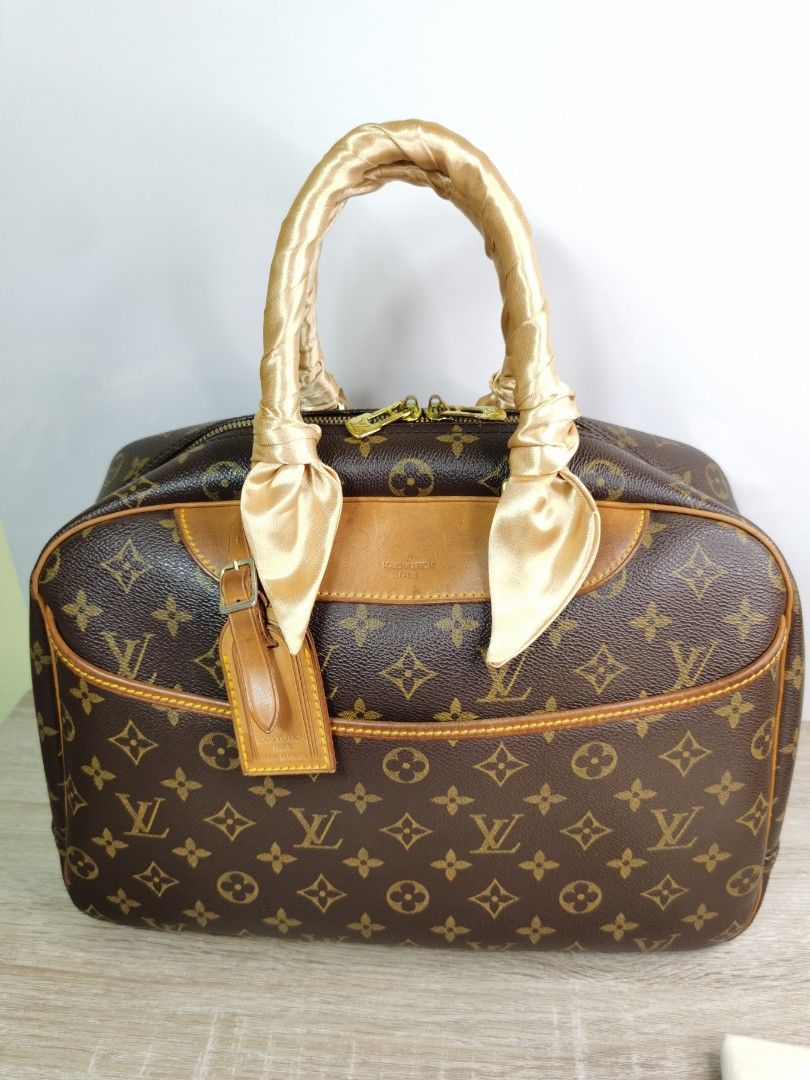 Louis Vuitton Deauville Hand Bag w/ Entrupy COA *Pre-Owned* Free