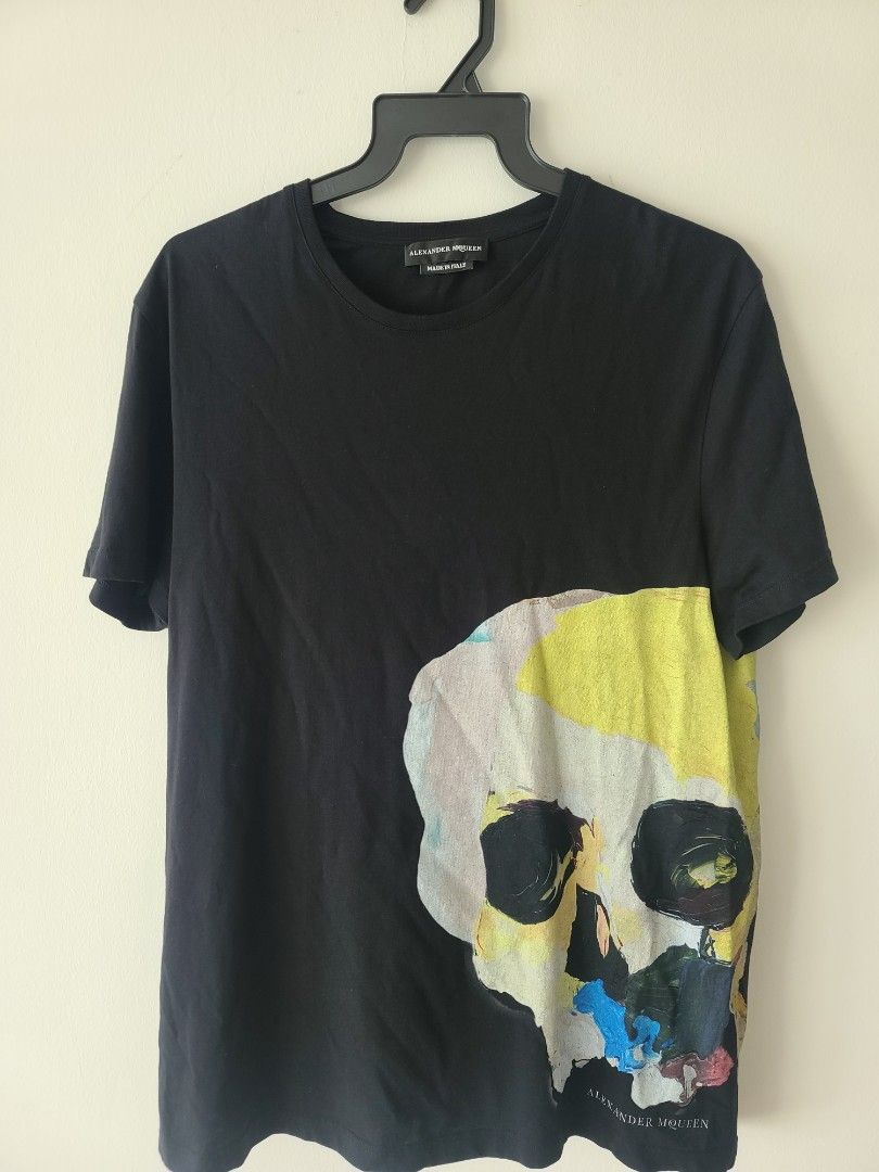 Alexander mcqueen t shirt size guide online