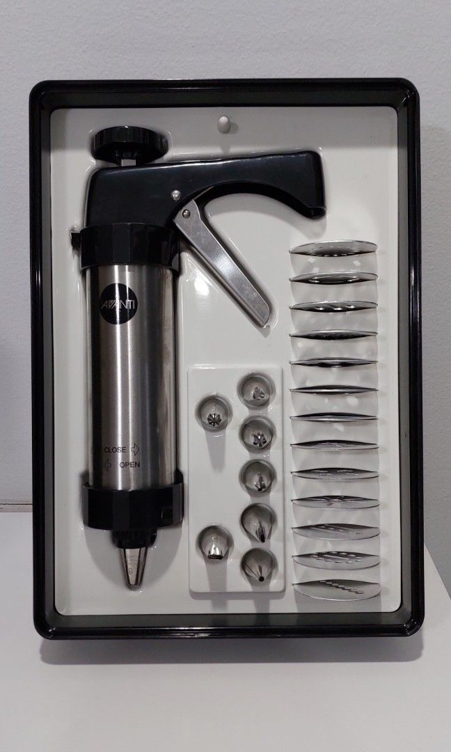AVANTI Cookie Press & Icing Set, Furniture & Home Living, Kitchenware