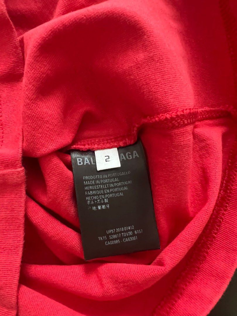 Red hotsell balenciaga kids