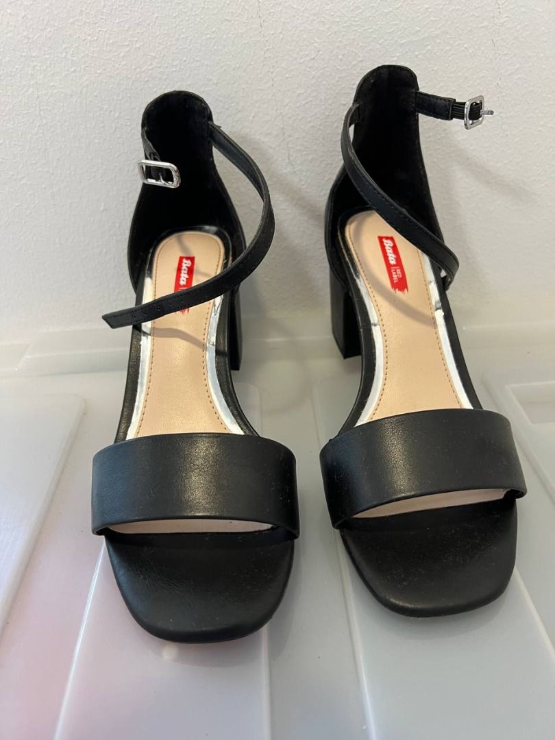 Bata Black Heels (Category: Heels) located in Manila. Submitted by d_clutter_ (Listing ID 1199723157, Image 2). Description: Selling low! Used twice only. Same day courier to be booked by buyer..
