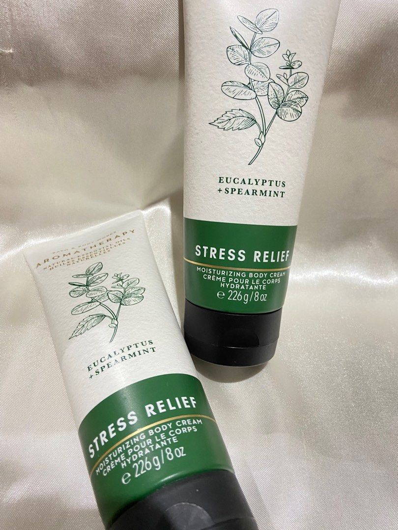 Bath & Body Works Stress Relief Body Cream, Beauty & Personal Care