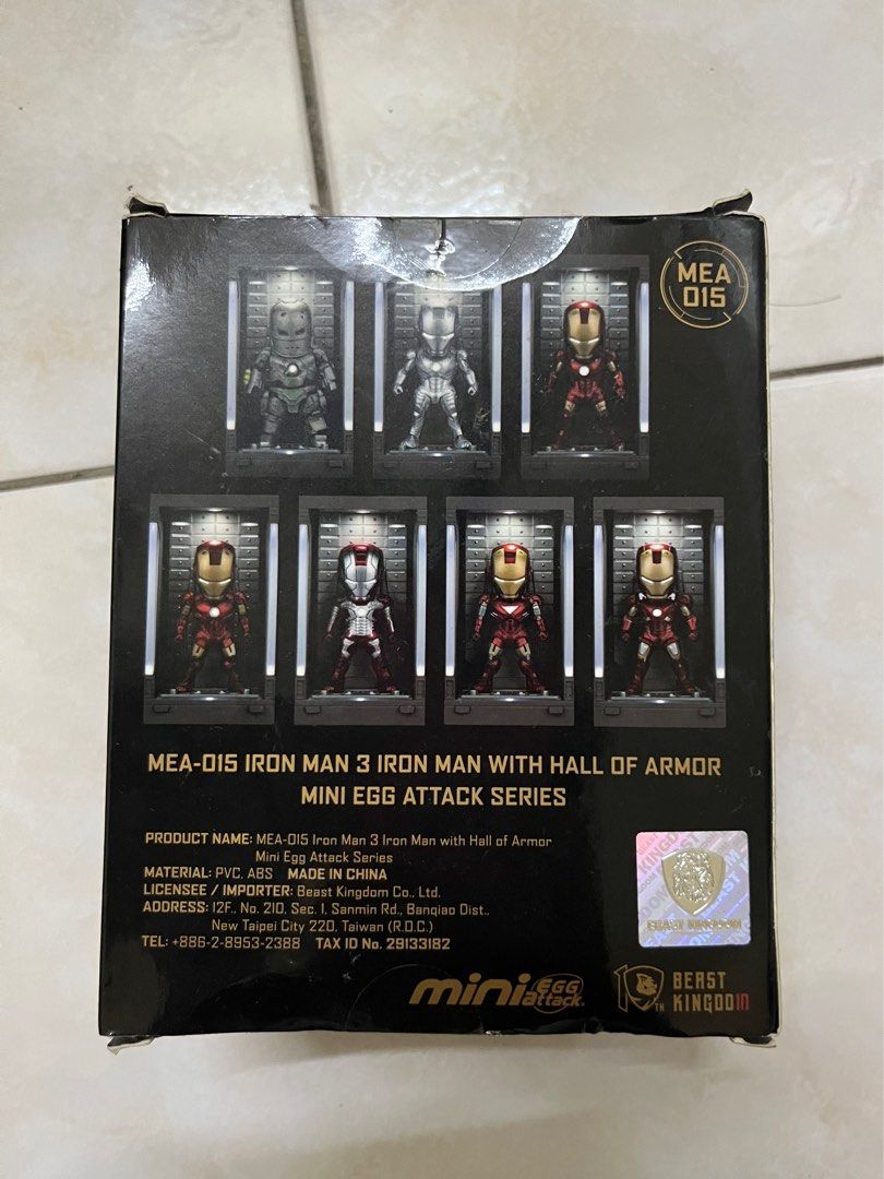 BEAST KINGDOM EAA-105 IRON MAN MARVEL COMICS EGG ATTACK ACTION FIGURE