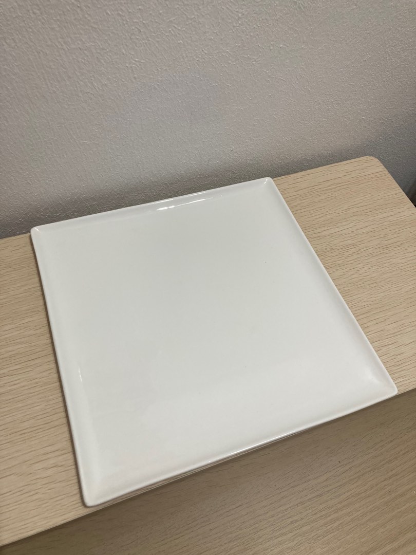 Big Square Plate, Furniture & Home Living, Kitchenware & Tableware