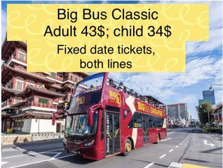 Bigbus 1 day classic tickets