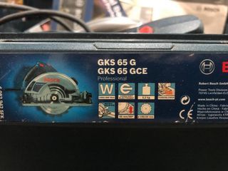 BOSCH CIRCULAR SAW WITH BOX AND TRACK GUIDE