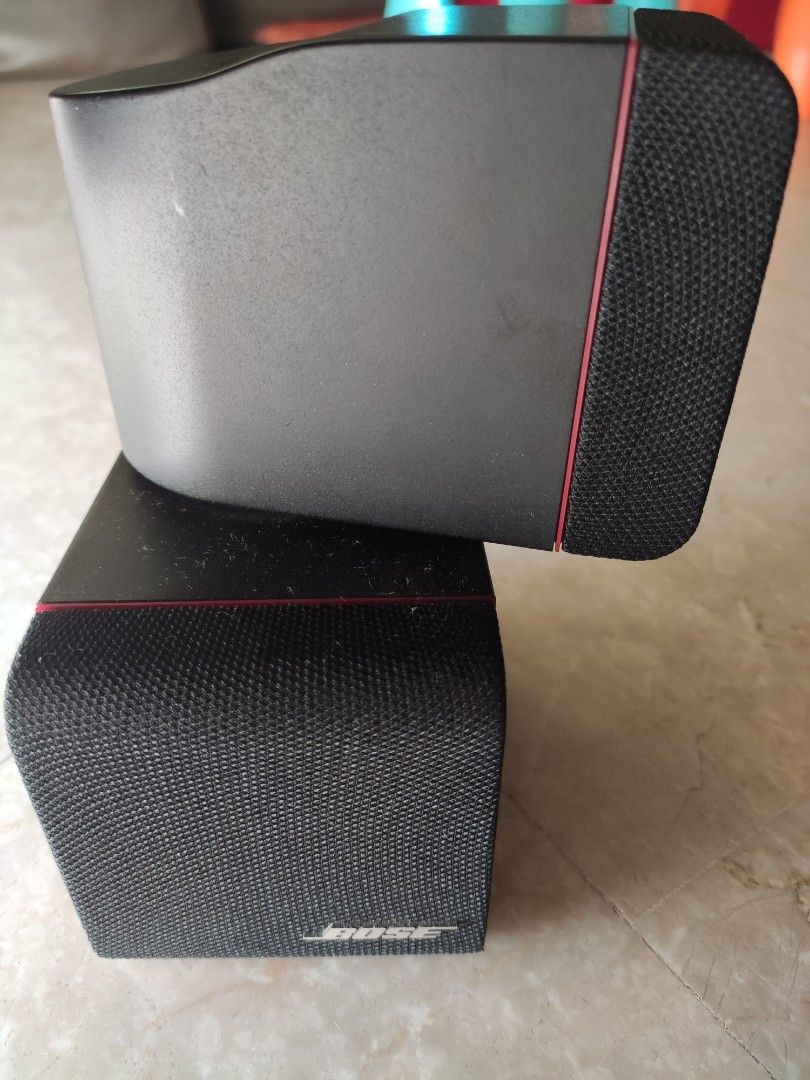 Bose Double Cube Satellite Speakers 5 for 200, Audio, Soundbars