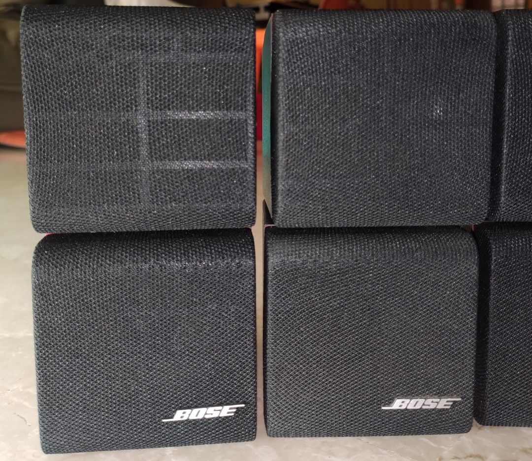 Bose Double Cube Satellite Speakers 5 for 200, Audio, Soundbars