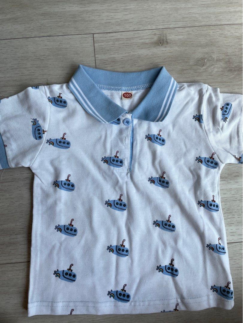 Boy Polo T shirt, Babies & Kids, Babies & Kids Fashion on Carousell
