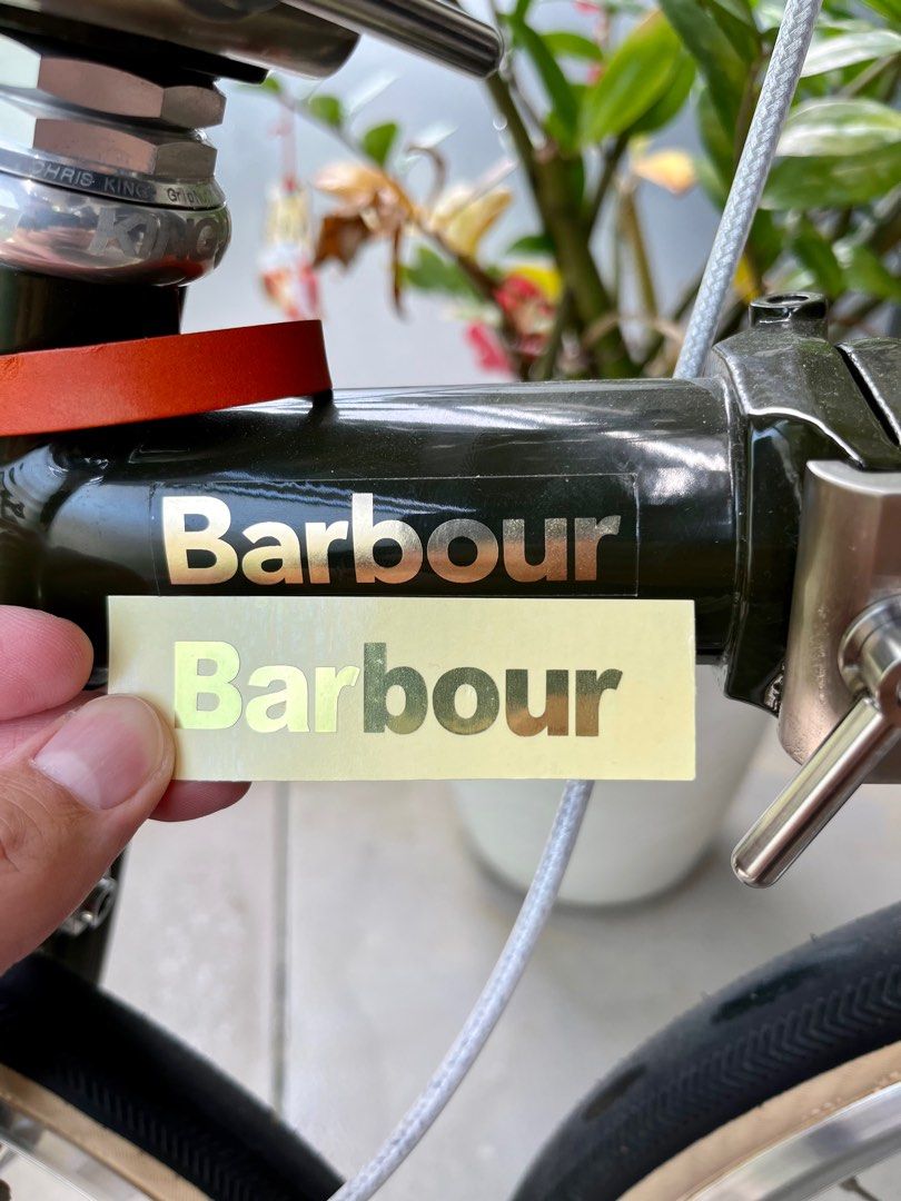 brompton logo sticker