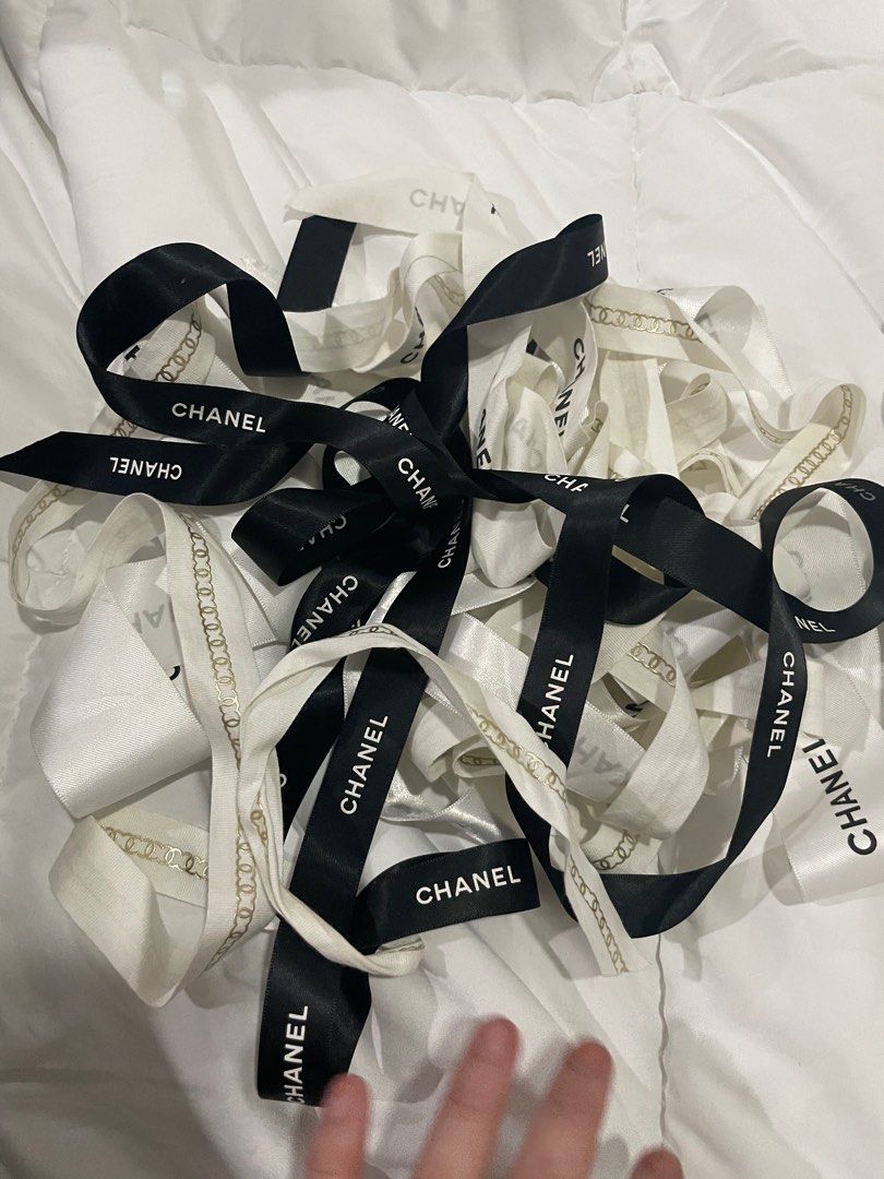 Bundle lot of Authentic Chanel ribbons, Women's Fashion, Bags & Wallets ...