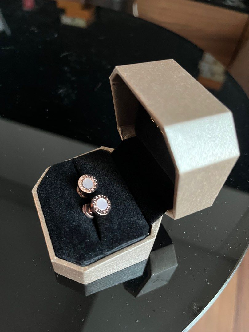 Bvlgari Diamond Earrings Rose Gold Fine Earrings for sale | eBay